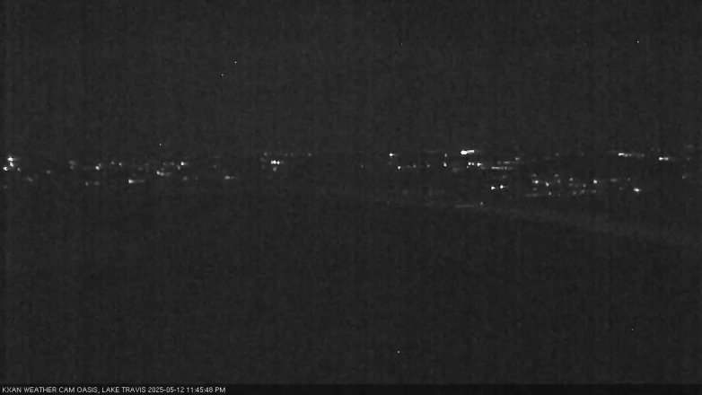Lake Travis webcam, May 12, 2025 11:45 PM CT