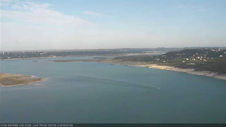 Lake Travis webcam, May 13, 2025 9:00 AM CT