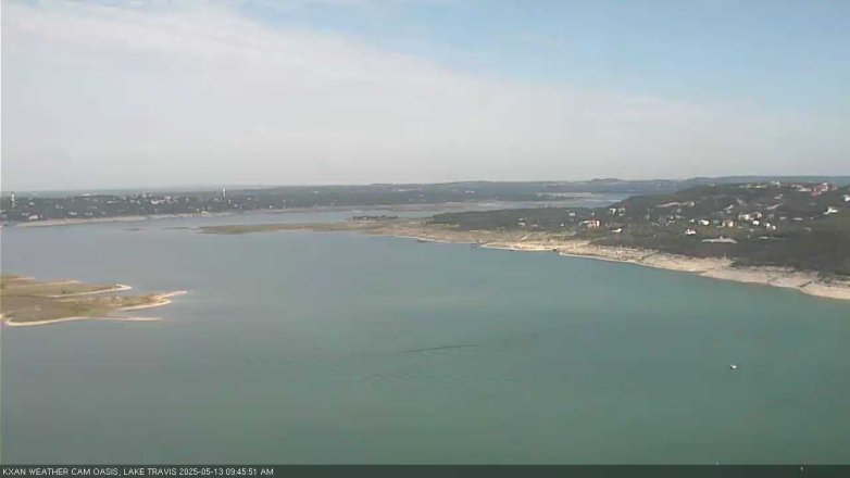 Lake Travis webcam, May 13, 2025 9:45 AM CT