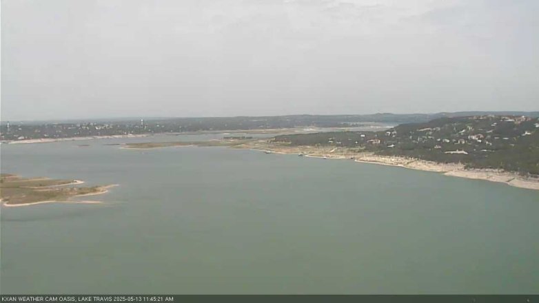 Lake Travis webcam, May 13, 2025 11:45 AM CT