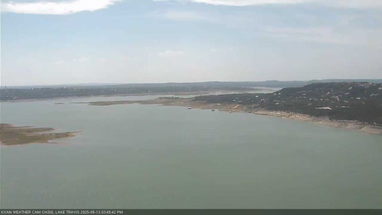 Lake Travis webcam, May 13, 2025 3:45 PM CT