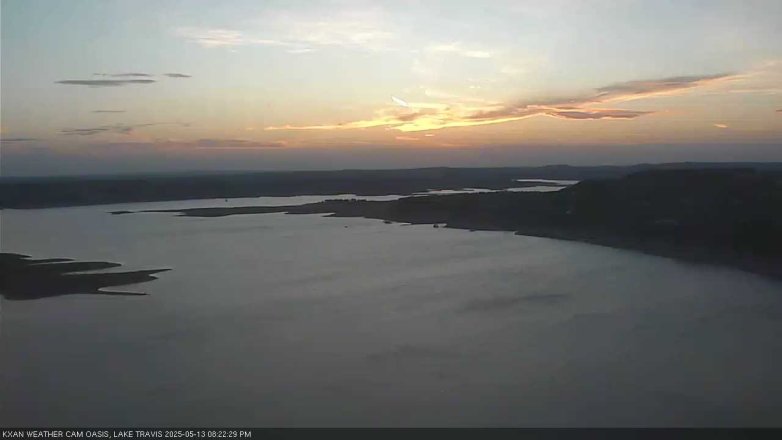 Lake Travis webcam, May 13, 2025 8:25 PM CT