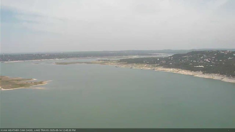 Lake Travis webcam, May 14, 2025 12:45 PM CT