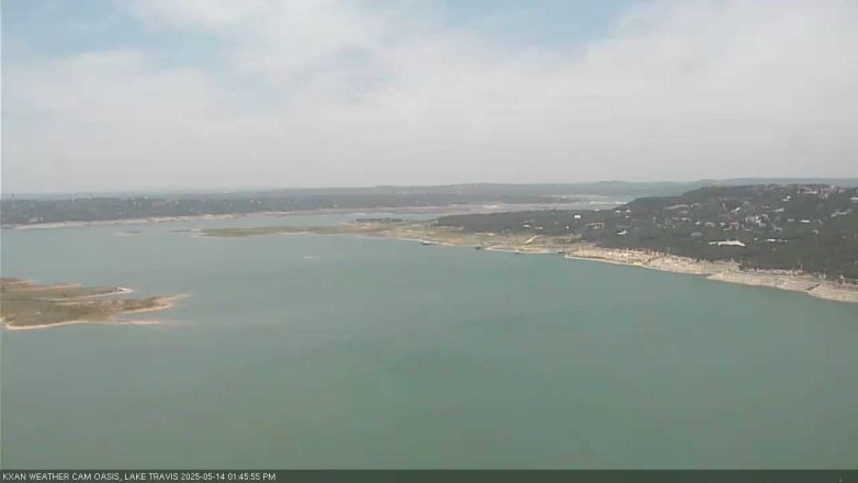 Lake Travis webcam, May 14, 2025 1:45 PM CT