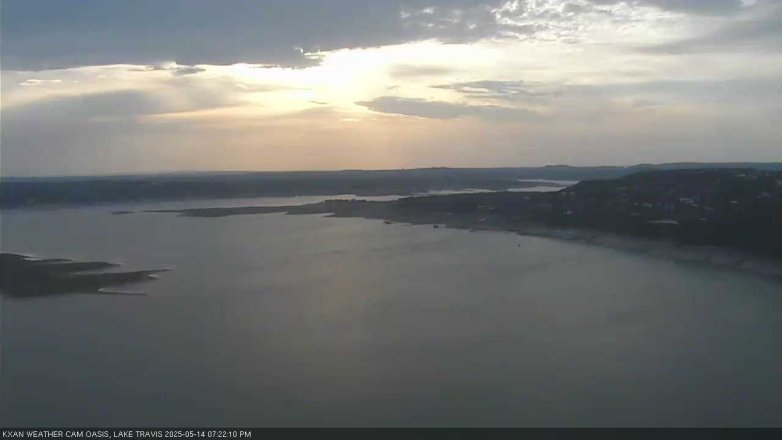 Lake Travis webcam, May 14, 2025 7:25 PM CT