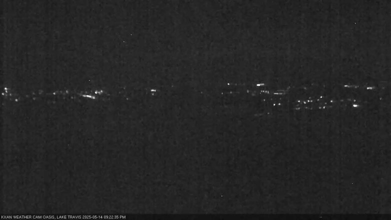 Lake Travis webcam, May 14, 2025 9:25 PM CT