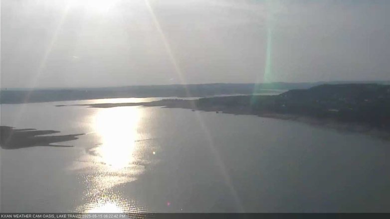 Lake Travis webcam, May 15, 2025 6:25 PM CT