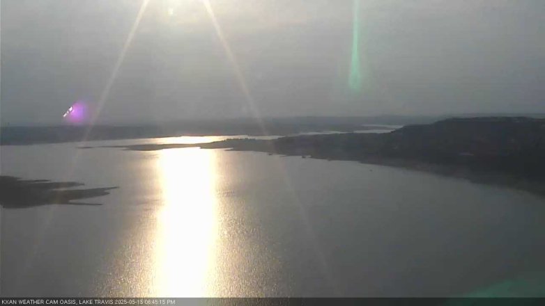 Lake Travis webcam, May 15, 2025 6:45 PM CT