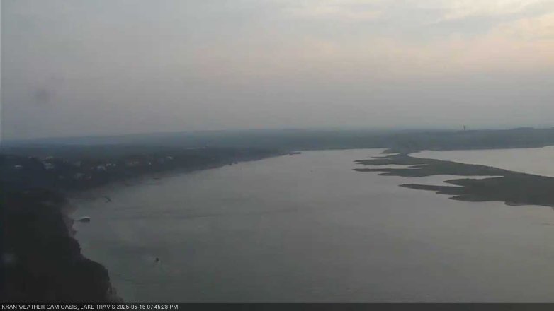 Lake Travis webcam, May 16, 2025 7:45 PM CT