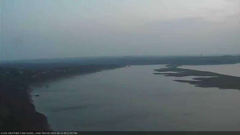Lake Travis webcam, May 16, 2025 8:25 PM CT