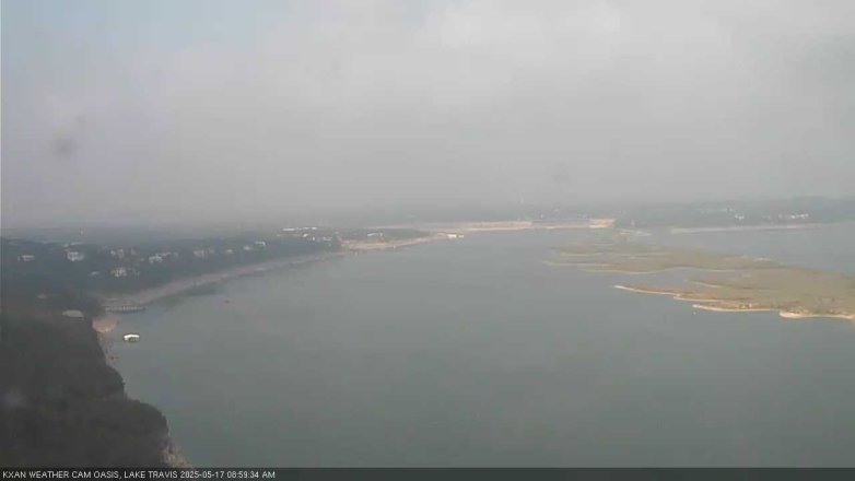Lake Travis webcam, May 17, 2025 9:00 AM CT