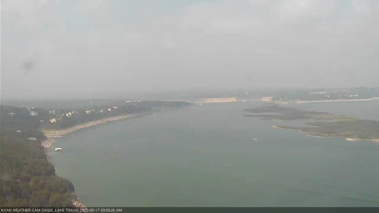 Lake Travis webcam, May 17, 2025 10:00 AM CT