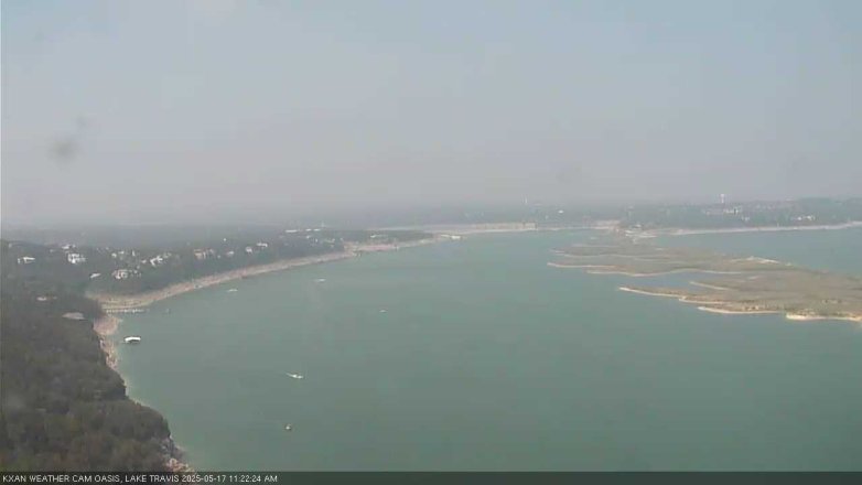 Lake Travis webcam, May 17, 2025 11:25 AM CT