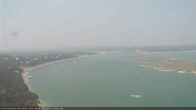 Lake Travis webcam, May 17, 2025 12:00 PM CT