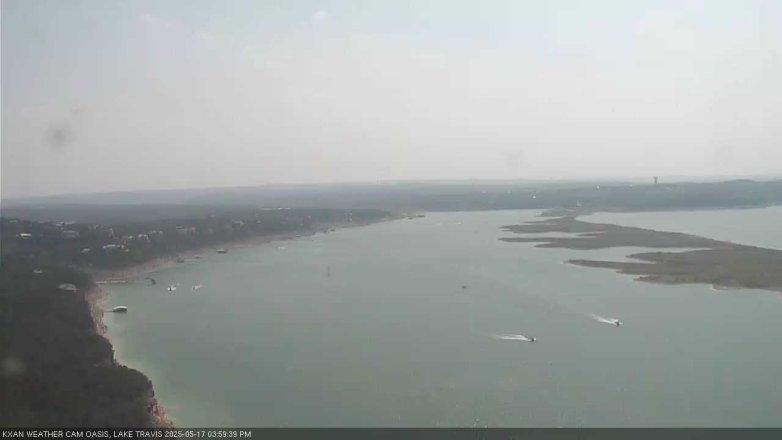 Lake Travis webcam, May 17, 2025 4:00 PM CT