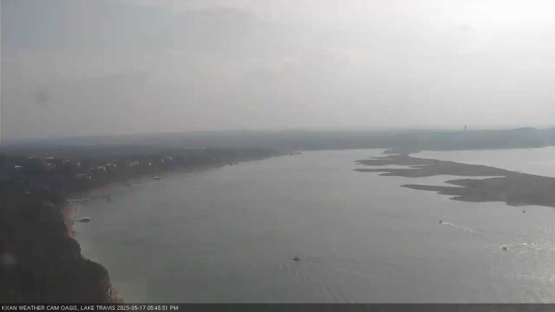 Lake Travis webcam, May 17, 2025 5:45 PM CT