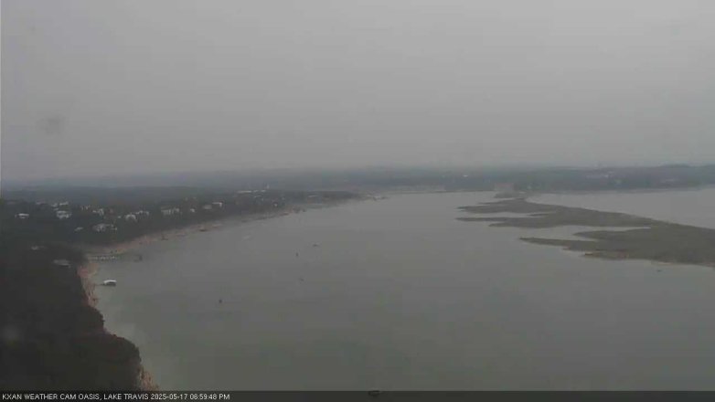 Lake Travis webcam, May 17, 2025 7:00 PM CT