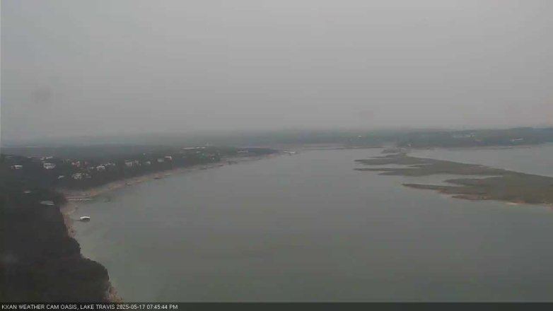 Lake Travis webcam, May 17, 2025 7:45 PM CT