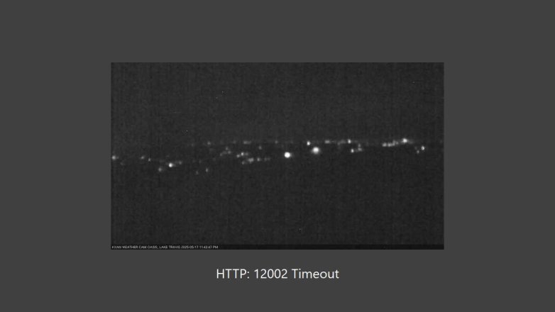 Lake Travis webcam, May 17, 2025 11:45 PM CT