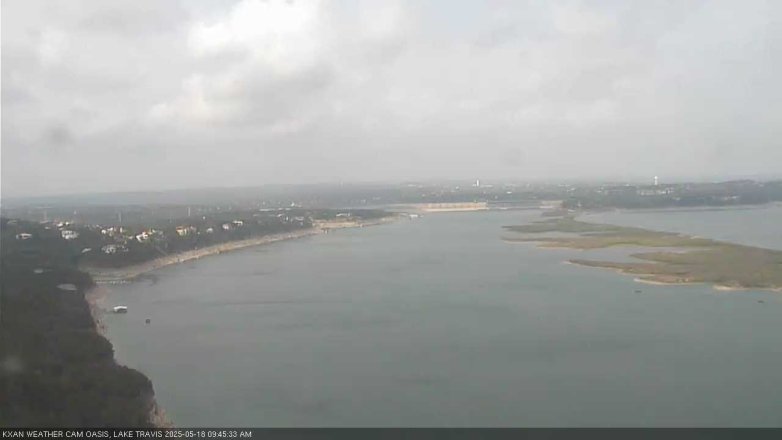 Lake Travis webcam, May 18, 2025 9:45 AM CT