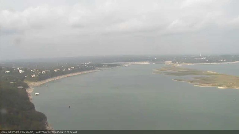Lake Travis webcam, May 18, 2025 10:25 AM CT