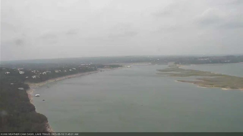 Lake Travis webcam, May 18, 2025 11:45 AM CT