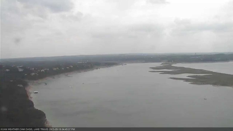 Lake Travis webcam, May 18, 2025 4:45 PM CT
