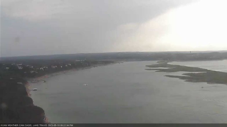 Lake Travis webcam, May 18, 2025 6:25 PM CT