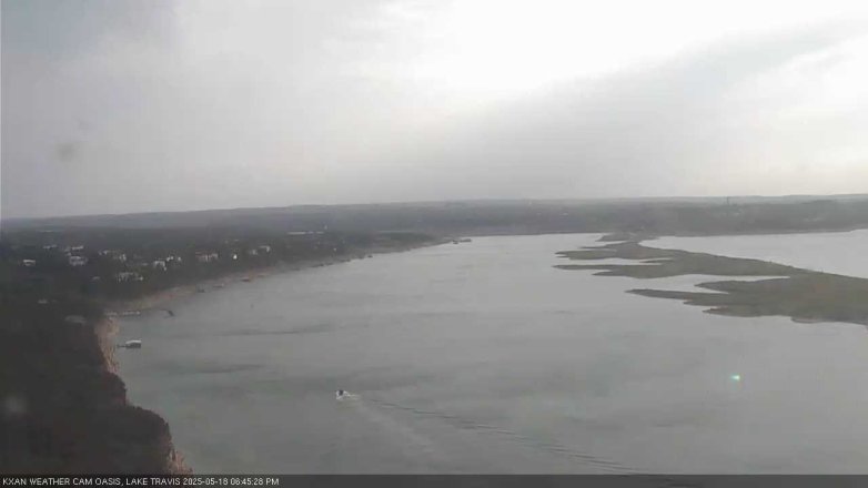 Lake Travis webcam, May 18, 2025 6:45 PM CT
