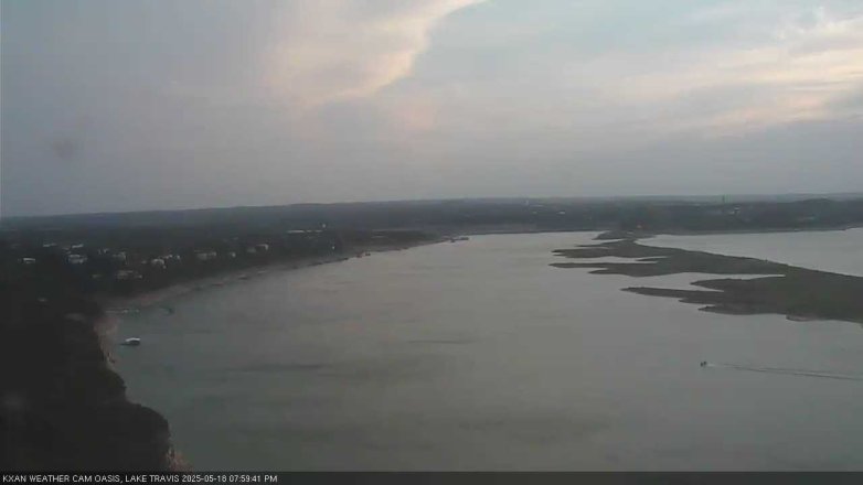 Lake Travis webcam, May 18, 2025 8:00 PM CT