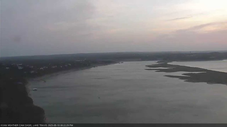Lake Travis webcam, May 18, 2025 8:25 PM CT