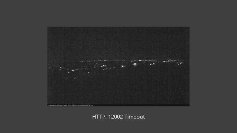 Lake Travis webcam, May 18, 2025 10:00 PM CT