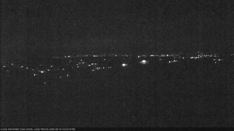Lake Travis webcam, May 18, 2025 10:25 PM CT