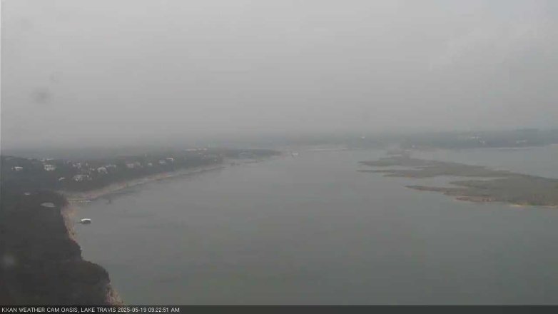 Lake Travis webcam, May 19, 2025 9:25 AM CT