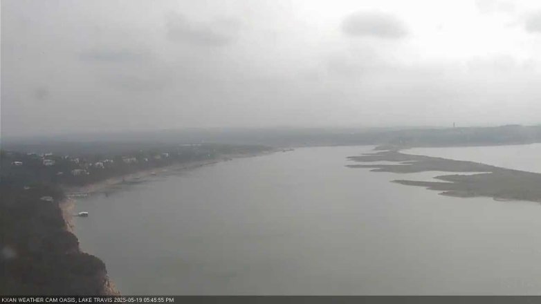 Lake Travis webcam, May 19, 2025 5:45 PM CT