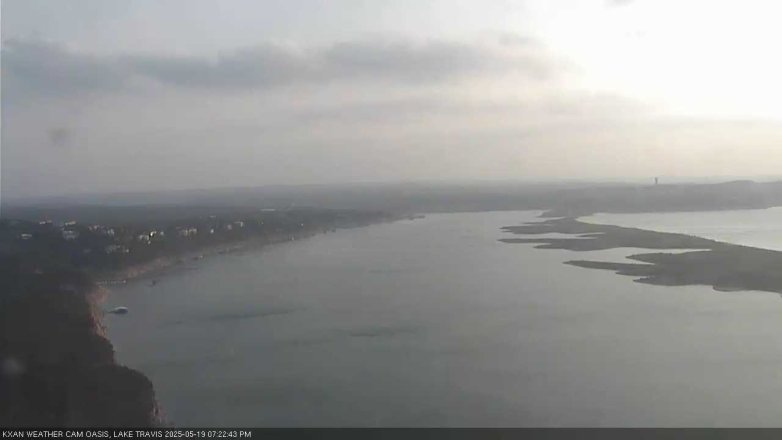 Lake Travis webcam, May 19, 2025 7:25 PM CT