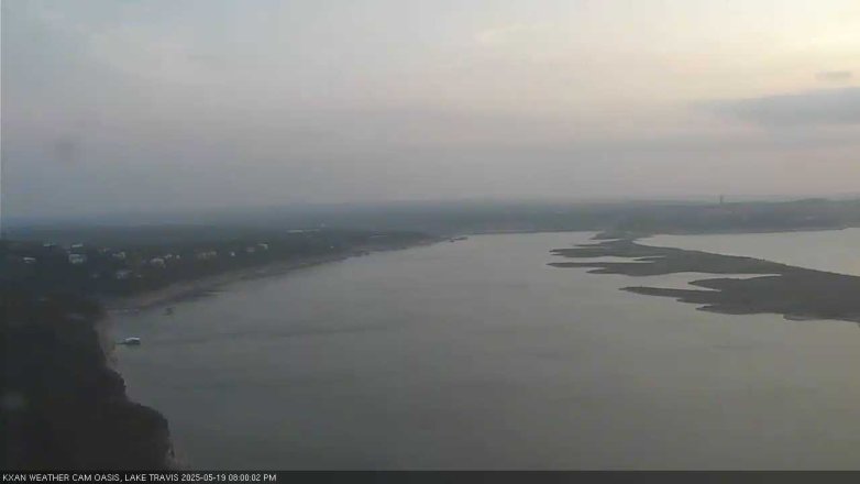 Lake Travis webcam, May 19, 2025 8:00 PM CT