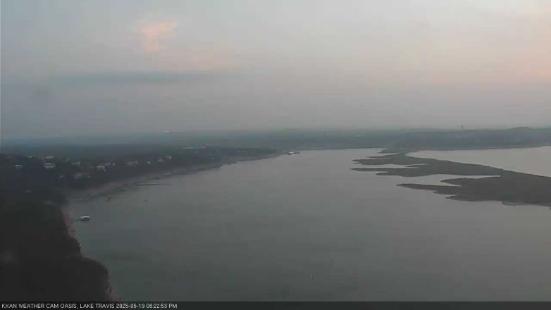 Lake Travis webcam, May 19, 2025 8:25 PM CT