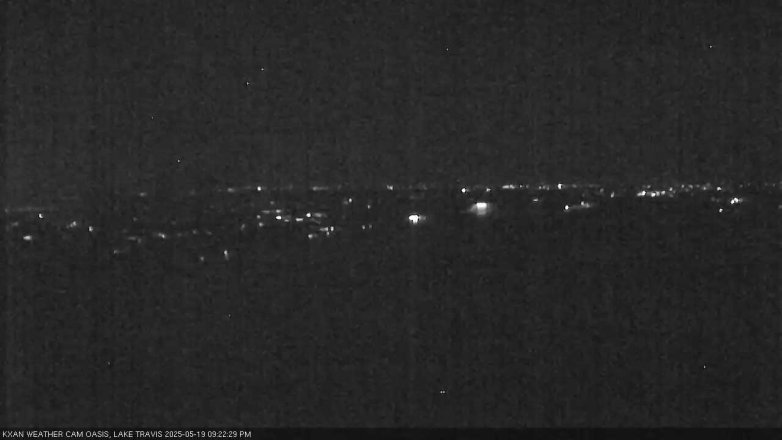 Lake Travis webcam, May 19, 2025 9:25 PM CT