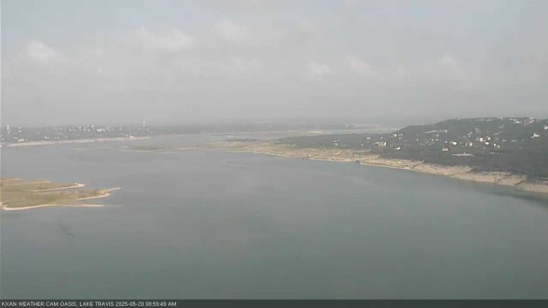Lake Travis webcam, May 20, 2025 9:00 AM CT