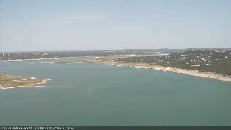 Lake Travis webcam, May 20, 2025 11:25 AM CT