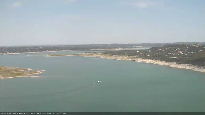 Lake Travis webcam, May 20, 2025 12:25 PM CT
