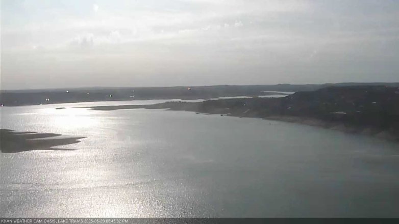 Lake Travis webcam, May 20, 2025 5:45 PM CT