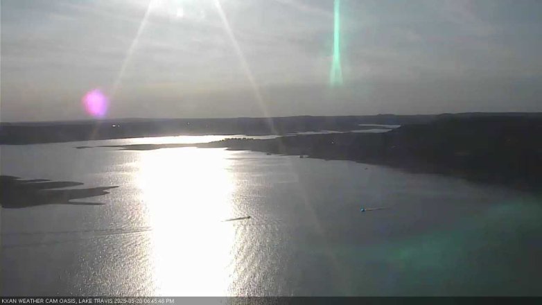 Lake Travis webcam, May 20, 2025 6:45 PM CT