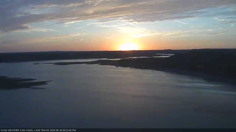 Lake Travis webcam, May 20, 2025 8:25 PM CT