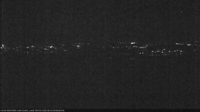 Lake Travis webcam, May 20, 2025 10:00 PM CT