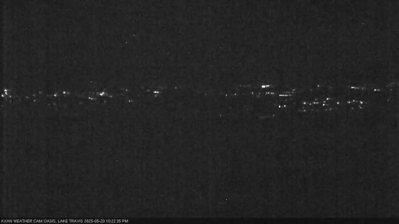 Lake Travis webcam, May 20, 2025 10:25 PM CT