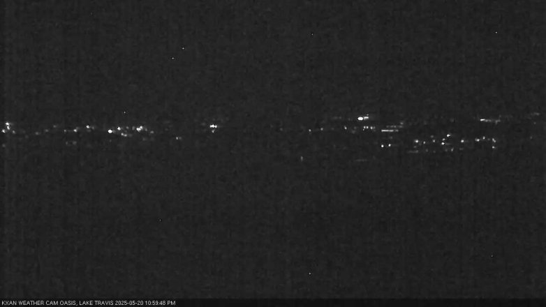 Lake Travis webcam, May 20, 2025 11:00 PM CT