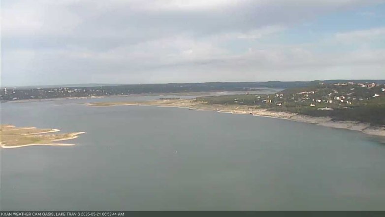 Lake Travis webcam, May 21, 2025 9:00 AM CT