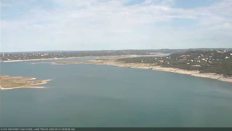 Lake Travis webcam, May 21, 2025 10:00 AM CT